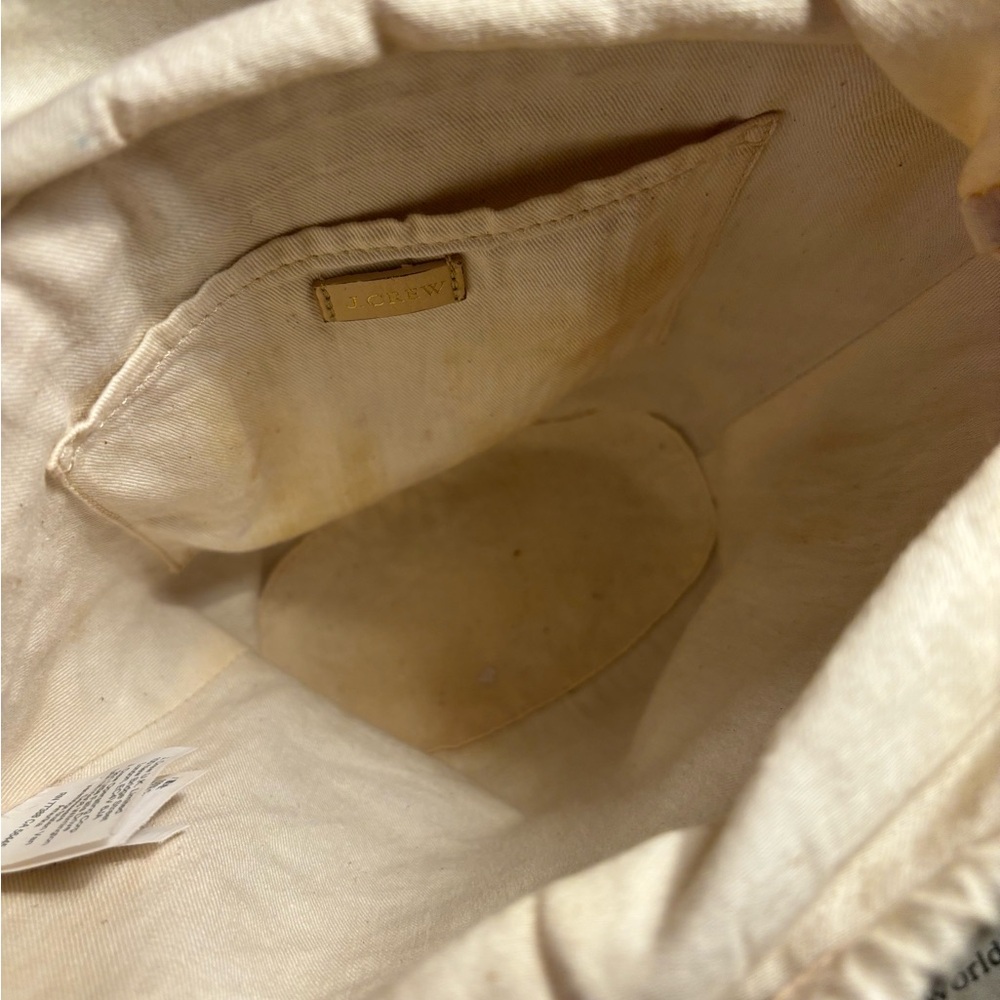 J. Crew Red Sedona Straw Basket Hand Bag - Picture 5 of 6